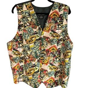 Silk Club Vintage Retro Sci-Fi Vest